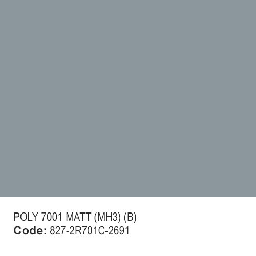 POLYESTER RAL 7001 MATT (MH3) (B)